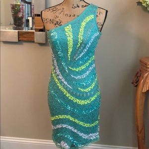 Rampage Sequin Cocktail Dress